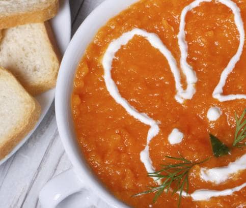 Mrkvové pyré pro děti