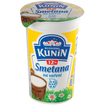 Mlékárna Kunín Smetana na vaření 12%