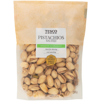 Tesco Pistácie ve skořápce pražené solené
