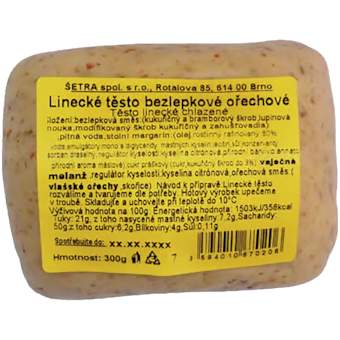 Šetra Linecké těsto bezlepkové ořechové
