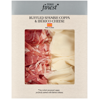 Tesco Finest Španělská Coppa a sýr Ibérico
