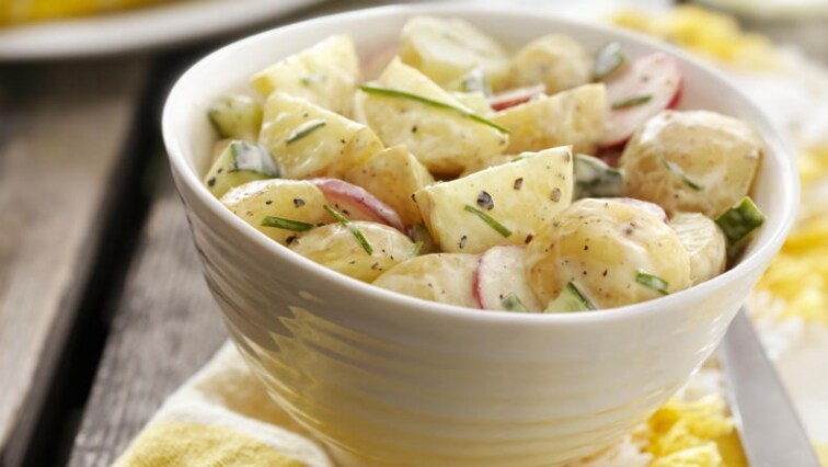 Bramborový salát pro vegany