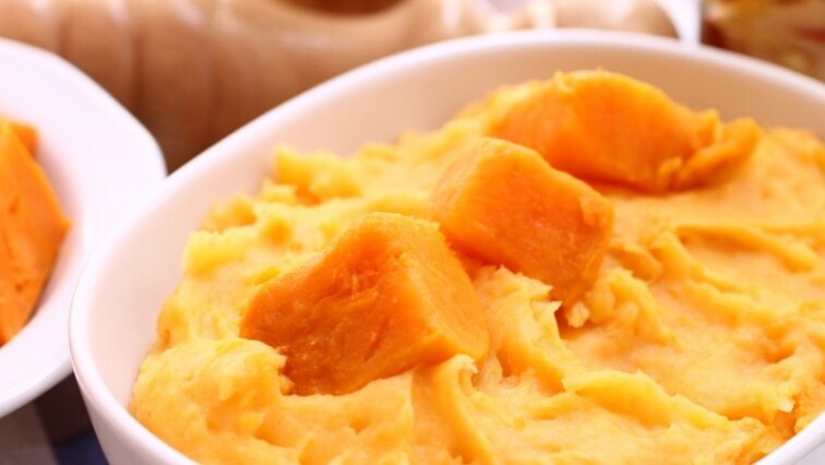 Édesburgonya püré egyszerűen