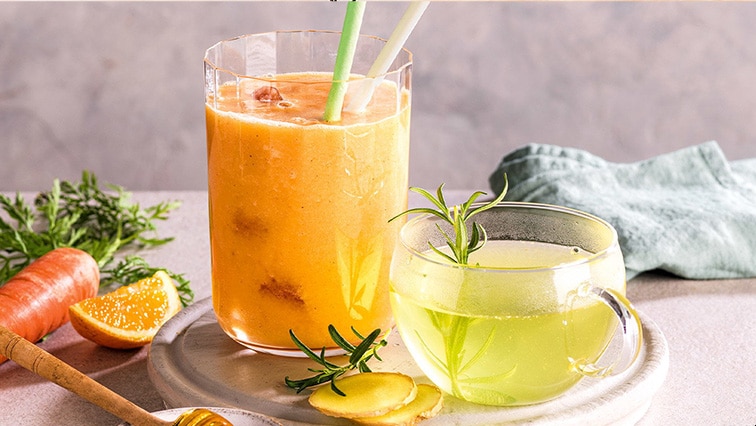 Narancs és gyömbérhéj tea