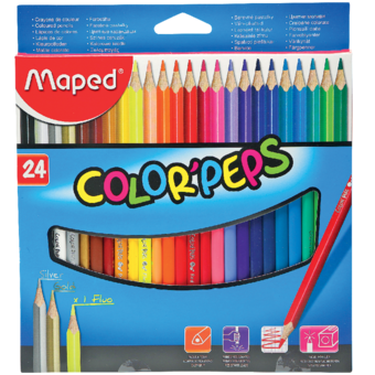 Maped Color'Peps Trojhranné pastelky