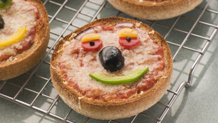 Mini vegetáriánus pizzák