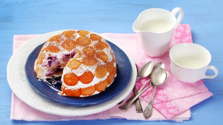 Nepečený ovocný dort