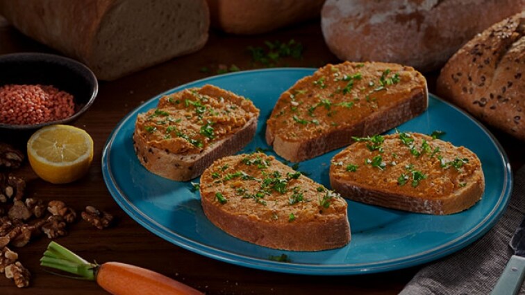 Mrkvovo-šošovicová nátierka