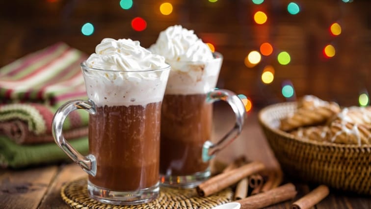 Vánoční horká čokoláda bez přidaného cukru