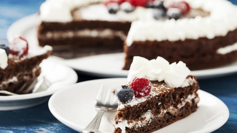 Fitness dort s ovocem