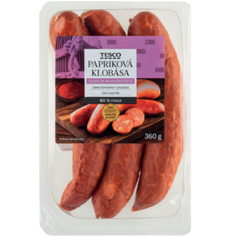 Tesco Papriková klobása
