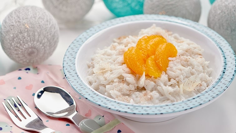 Ryžový puding pre najmenších