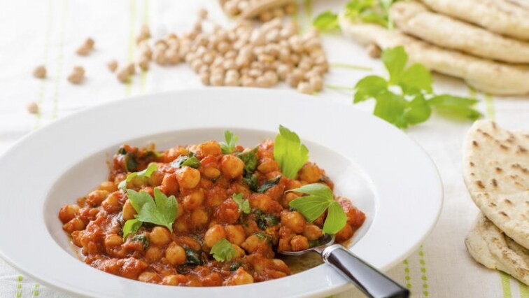 Cizrnové kari pro vegany