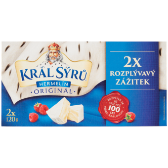 Král sýrů Hermelín Duopack