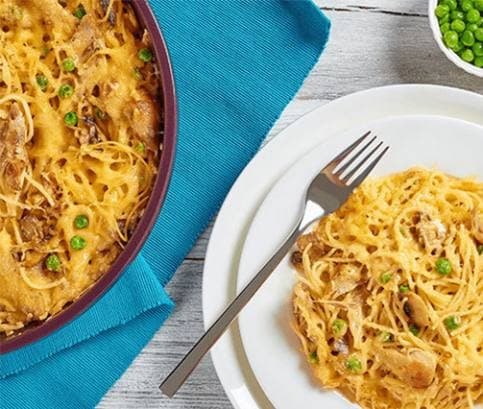 Jednoduché cestoviny s kuracím mäsom