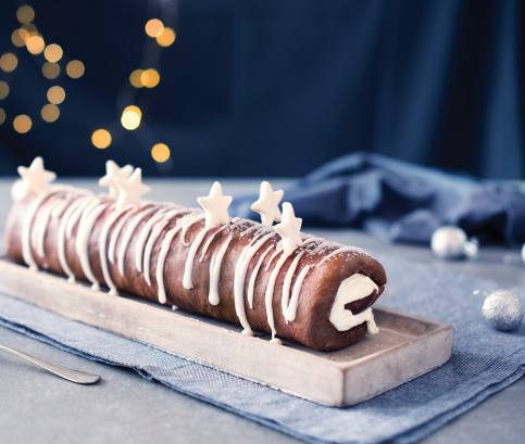 Csokis-tejszínes rolád