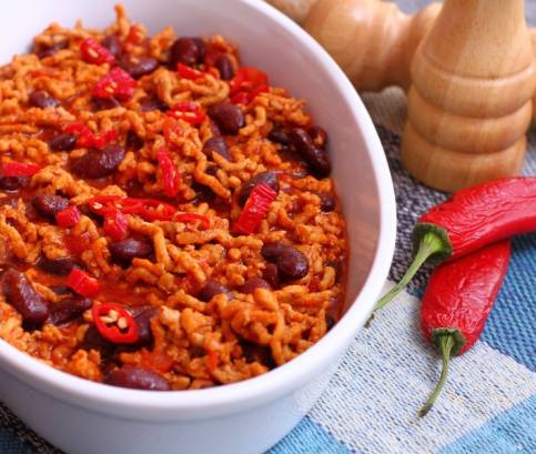 Chilis bab köményesen