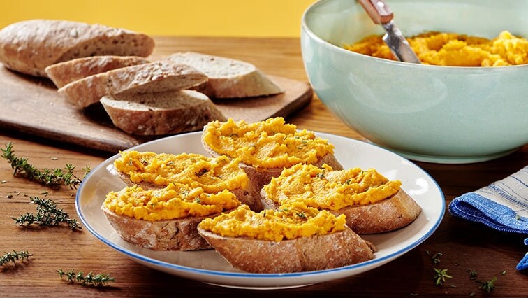 Dýňová pomazánka s červenou čočkou