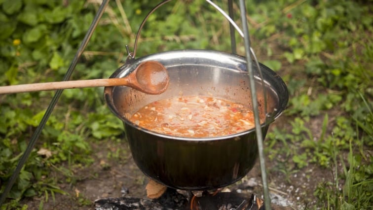 Trampský guláš z kotlíku