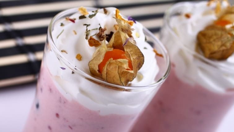 Túrós-tejfölös gyümölcskrém