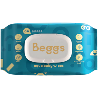 Beggs Vlhčené splachovatelné ubrousky
