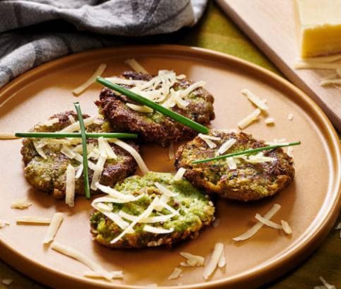 Pečené brokolicové placky