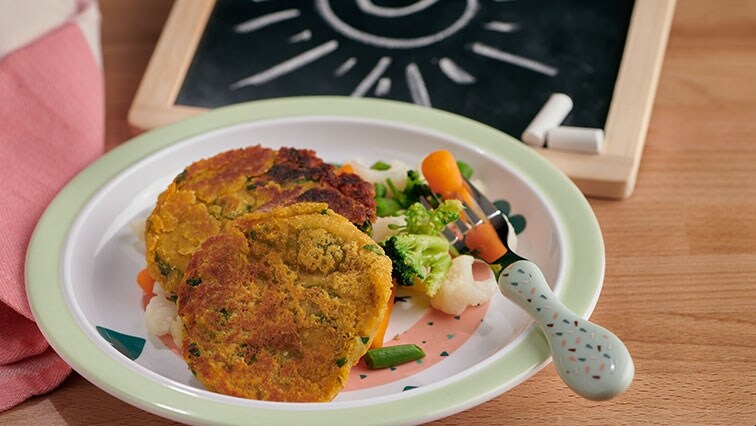 Šošovicovo-špenátové lievance