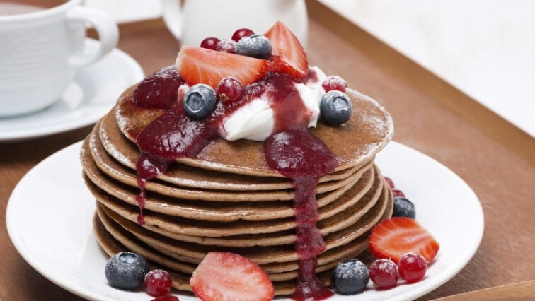 Špaldovo-švestkové lívance