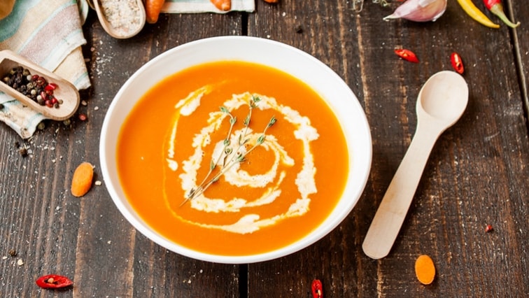 Mrkvovo-zázvorový krém