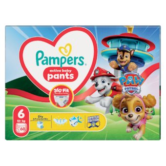 Pampers Plenkové kalhotky Tlapková patrola