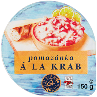 Gurmán Klub Pomazánka à la krab s jogurtem