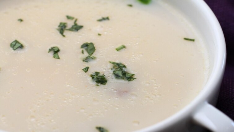 Zöldséges gombakrémleves