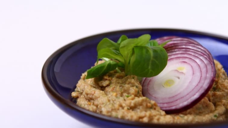 Padlizsánkrém mogyoróval