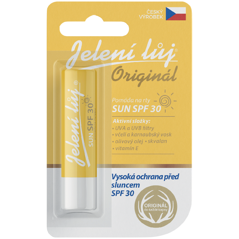 Jelení Luj Originál Sun Pomáda Na Pery