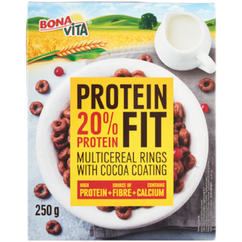Bona Vita Protein Fit proteínové obilninové krúžky