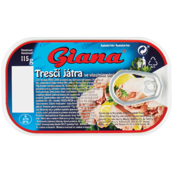 Giana Tresčia pečeň