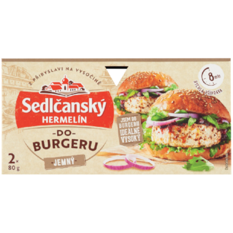 Sedlčanský hermelín do burgeru