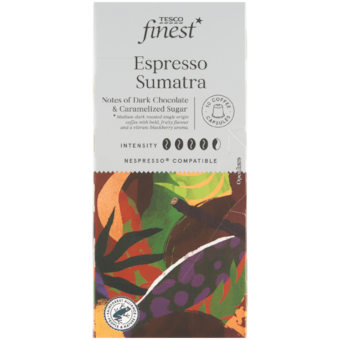 Tesco Finest pražená mletá káva v kapsulách