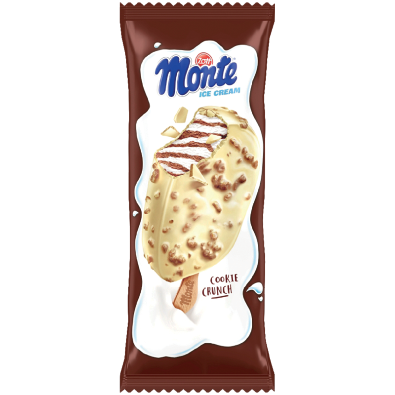 Zott Monte Mrazený Krém Smotanový A Mrazený Krém Mliečny čokoládový S Lieskovými Orieškami