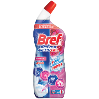 Bref Power Aktiv Gel Flower tekutý WC čistič