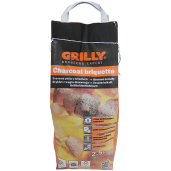 Grilly brikety z dreveného uhlia