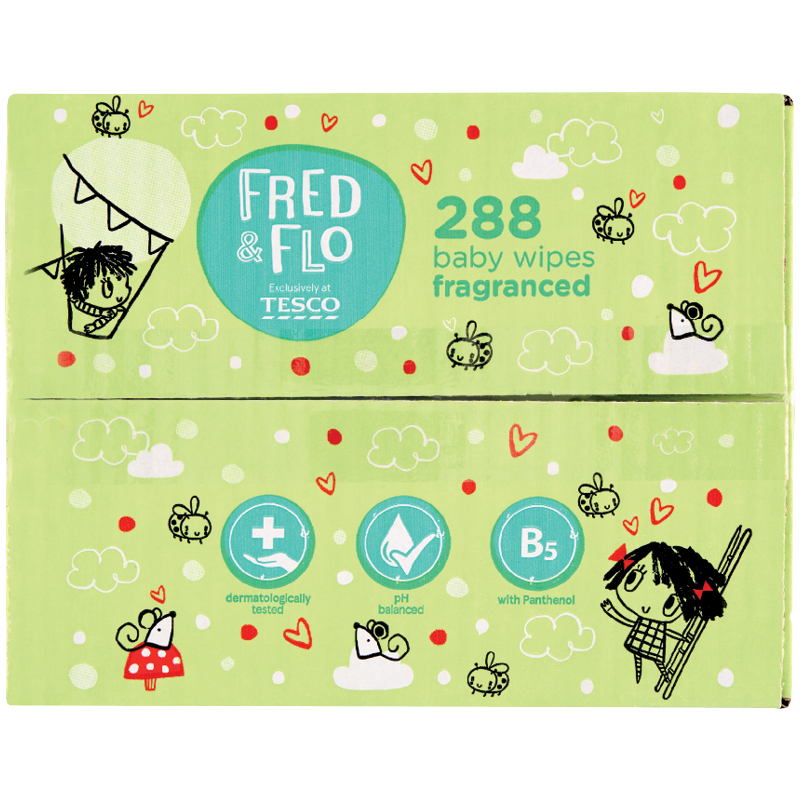 Fred & Flo Vlhčené Obrúsky