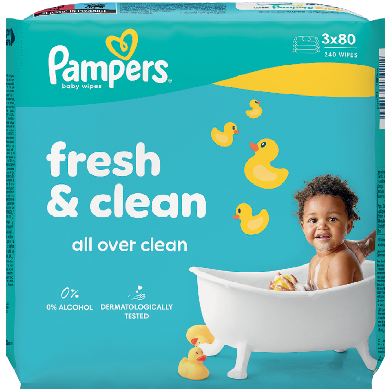 Pampers Detské čistiace Obrúsky