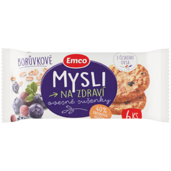 Emco Mysli na Zdraví ovsené sušienky