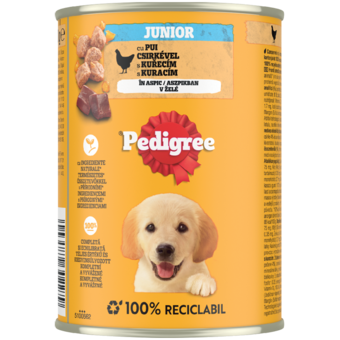 Pedigree Junior mokré krmivo pre psov