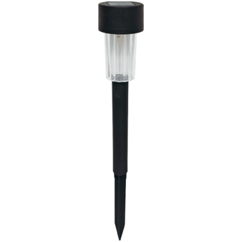 Solárna lampa čierna