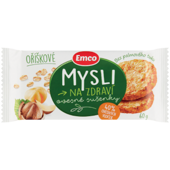 Emco Mysli na Zdraví ovsené sušienky