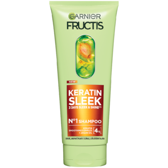 Garnier Fructis Keratin Sleek šampon na vlasy