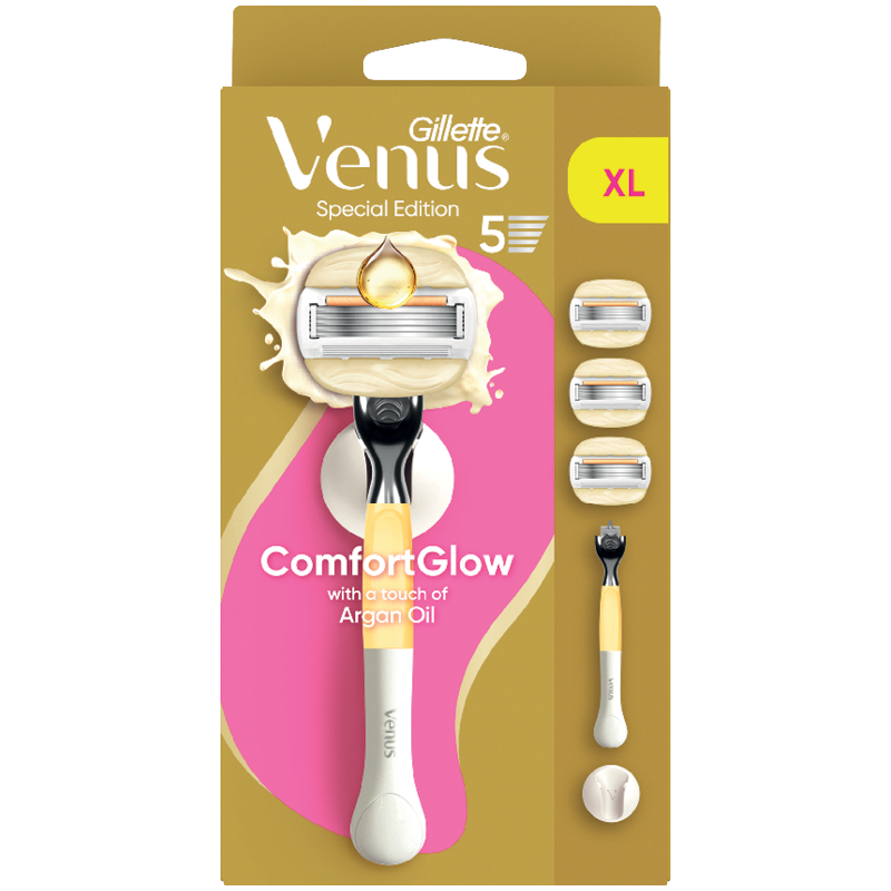 Gillette Venus Comfort Glow Dámsky Holiaci Strojček