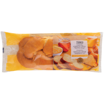 Tesco Vianočka s maslom a medom